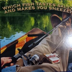 Phillip Morris For Basic Cigarettes 2007 Wide Mouth Bass Salt And Pepper Shakers